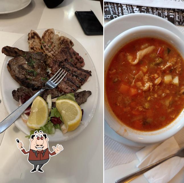 Cibo al Trattoria Alpino