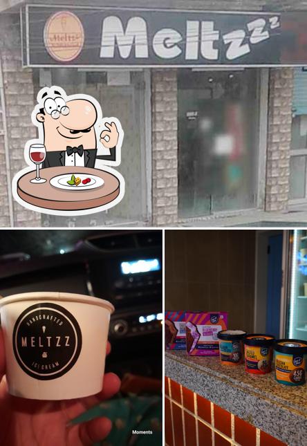 This is the image displaying food and exterior at Meltzz