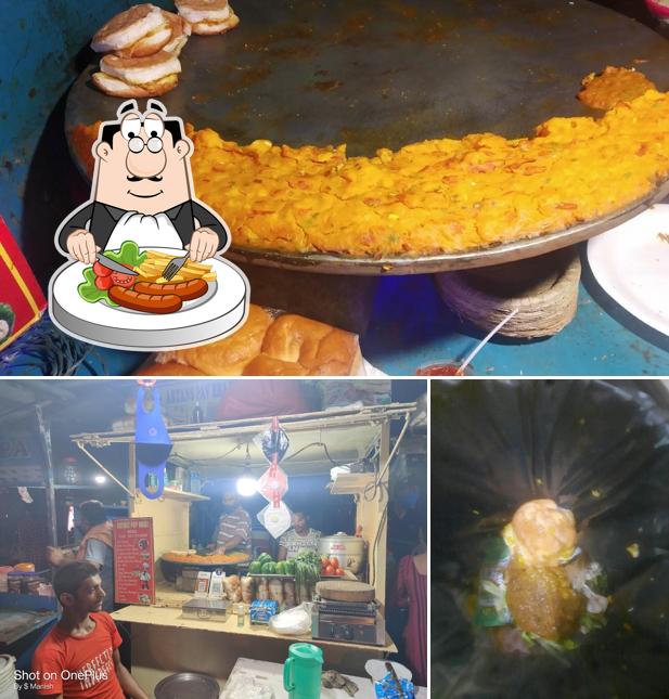 Food at Aryans Pav Bhaji