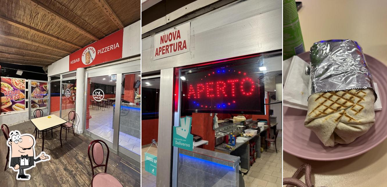 Gli interni di Fast Kebab & Pizzeria