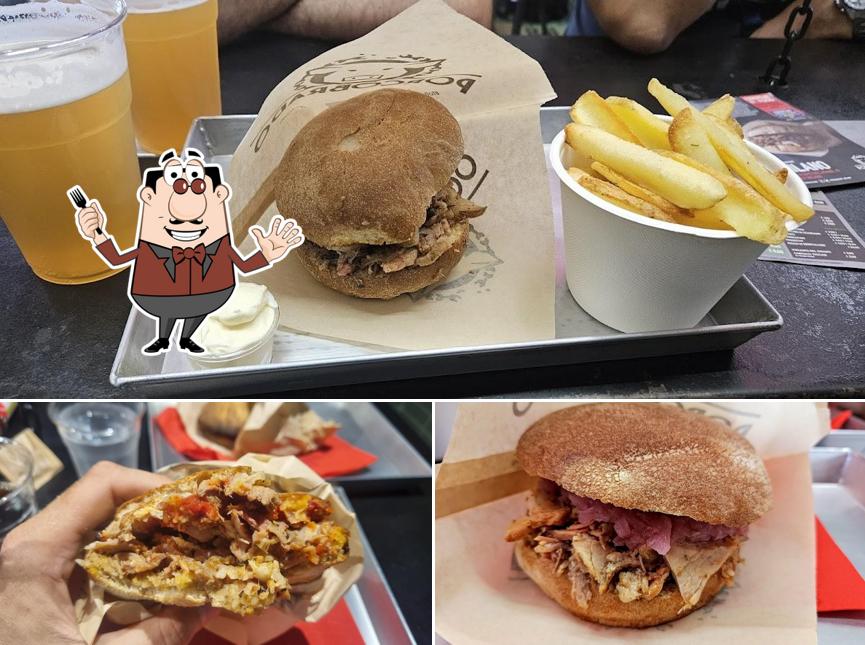 Panino con maiale stirato al Porcobrado Milano