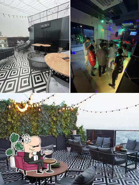 Check out how Diora - Rooftop Restaurant looks inside