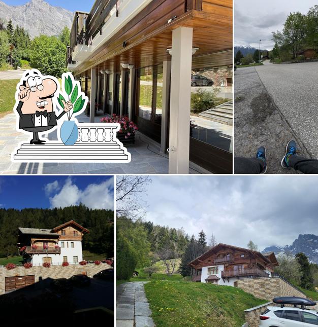 Gli esterni costituiscono una caratteristica importante di Hotel de l'Ardève