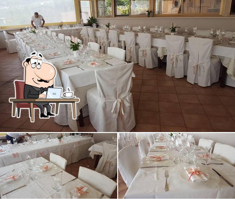 Gli interni di Ristorante degli Amici