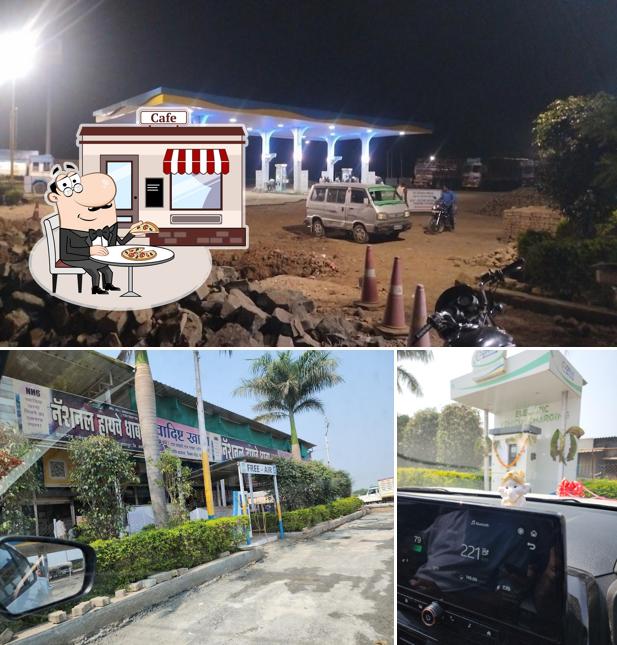 Check out how national highway dhaba looks outside