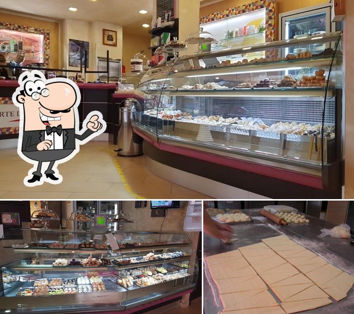 Questa è la immagine che presenta la interni e cibo di Arte Dolce di Varone Antonio