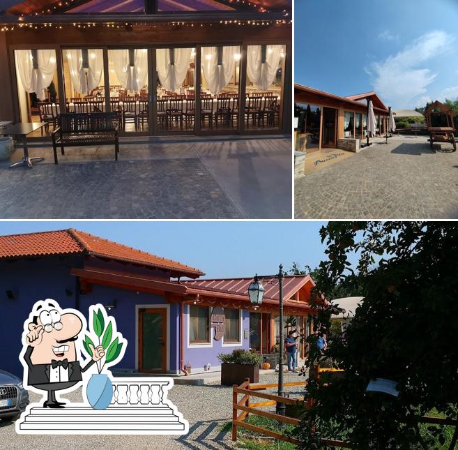 Goditi la vista dagli esterni di Agriturismo Bacca Blu