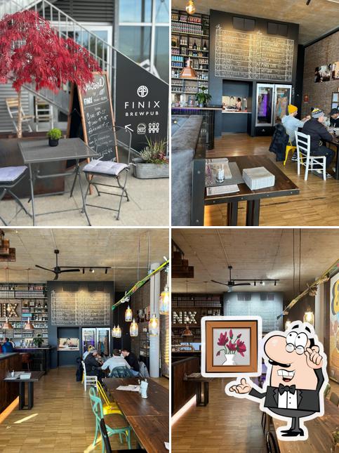 Gli interni di Finix Brewpub