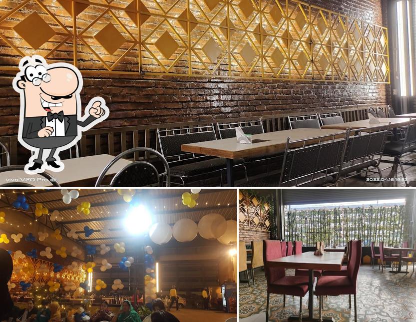 The interior of Roomali Restaurant