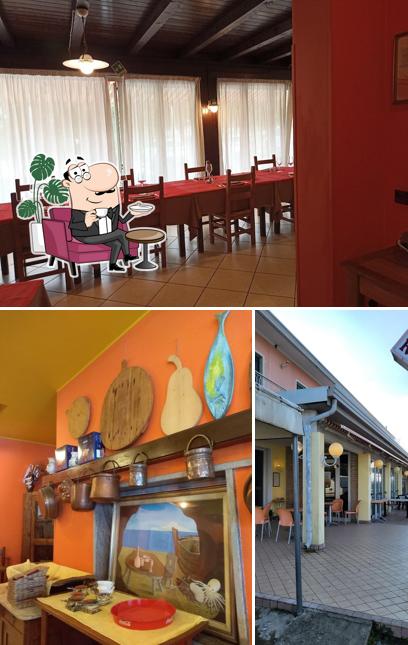 Dai un'occhiata agli interni di Al Gallo Nero