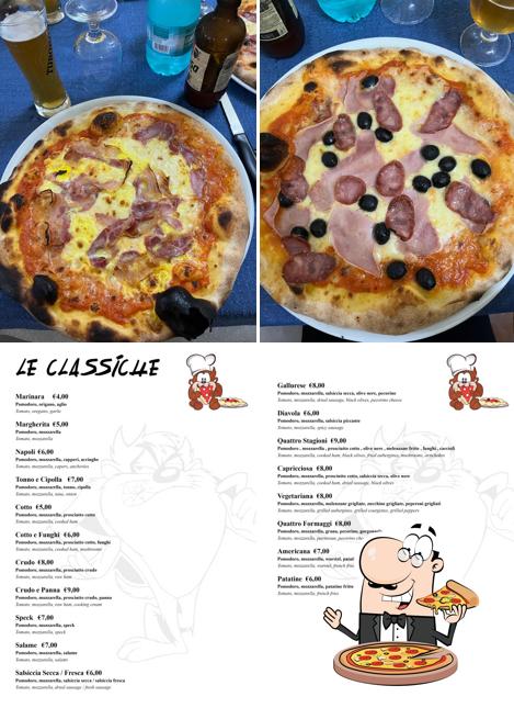 Scegli una pizza a Pizzeria Taz