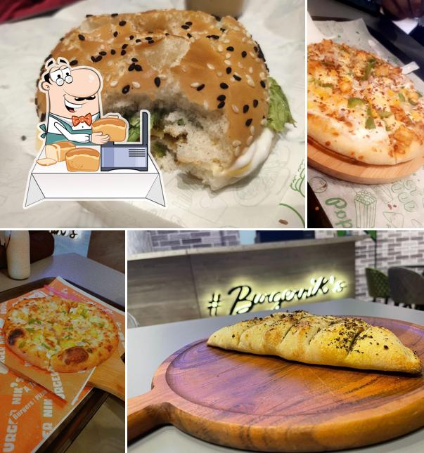 Garlic bread at Burger Nik's