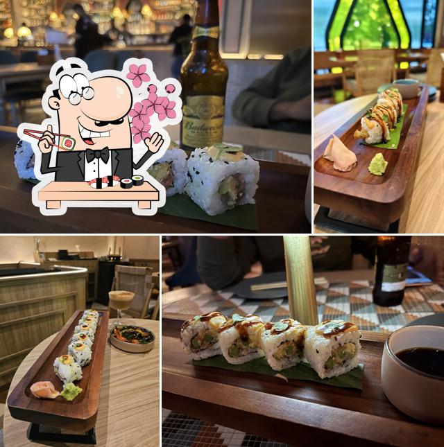 Get different sushi options