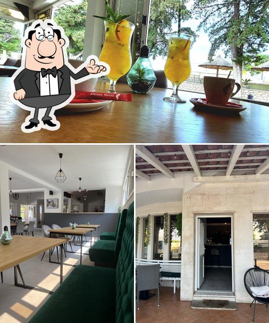 Gli interni di Grey Grill & Bar