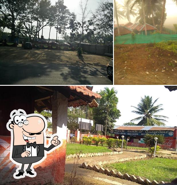 The exterior of Nisarga Dhabha