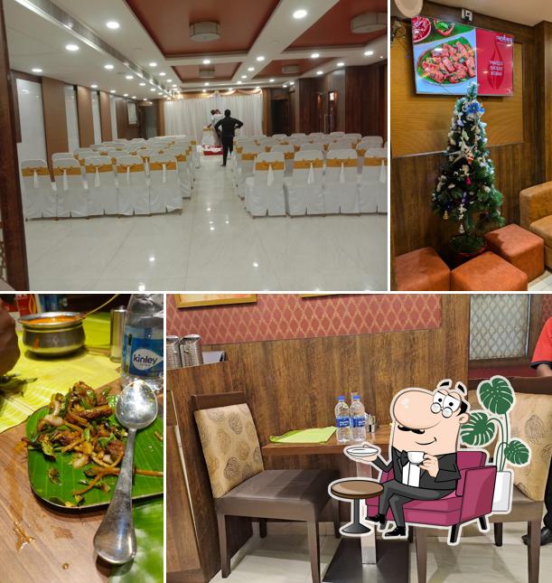 The interior of Nandhana Palace - Andhra Style Restaurant - OMR