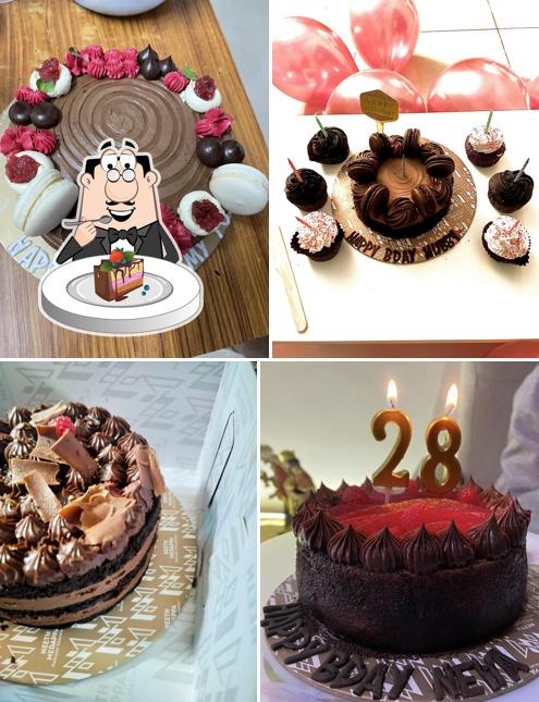 Chocolate cake at Neeth Medappa Patissier