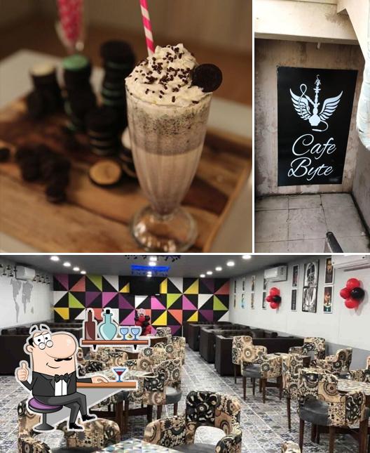 The interior of Cafe Byte