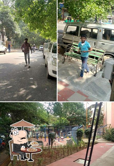 The exterior of Indira Canteen