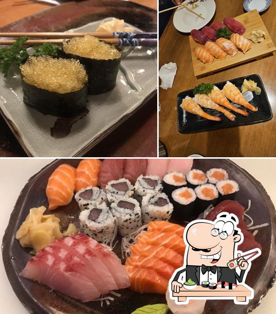 Sushi é um popular prato originário do Japão