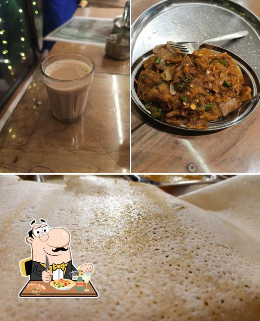 The restaurant's food and beverage