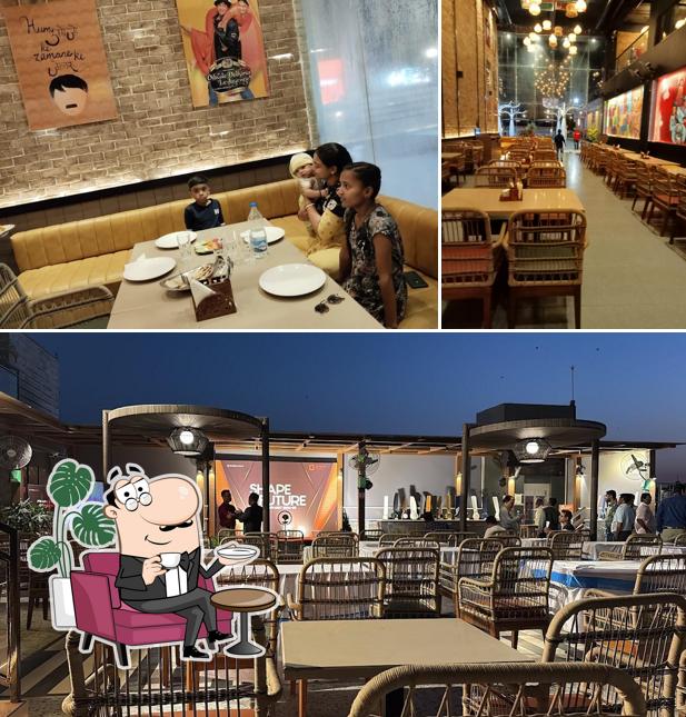 Take a seat at one of the tables at The Bengal Dhaba