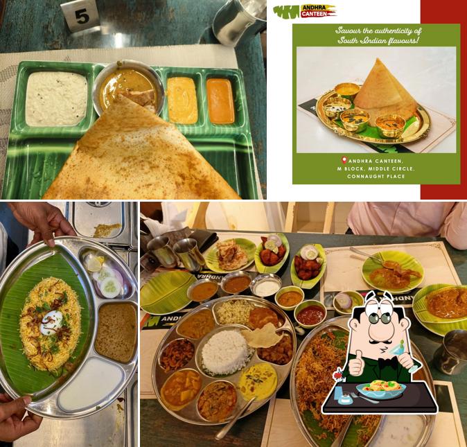Meals at ANDHRA CANTEEN