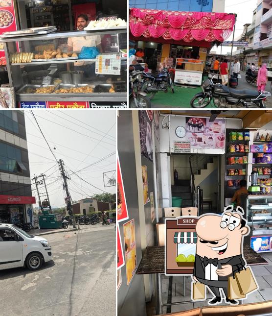 Enjoy the view at the outside area of Paras Restaurant & Sweets