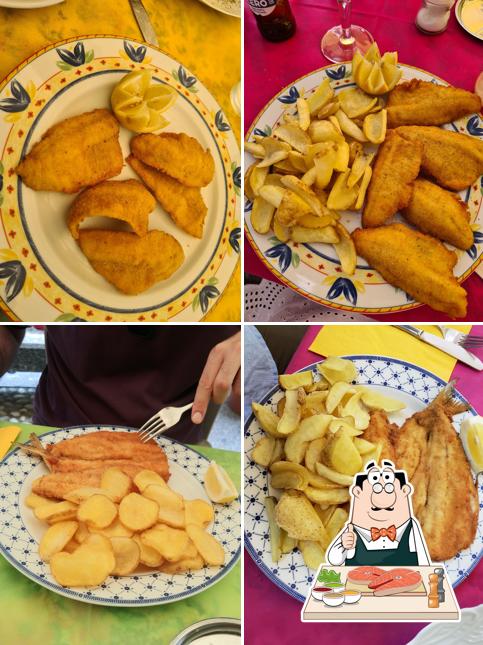 Fish and chips al Ristorante Vittoria