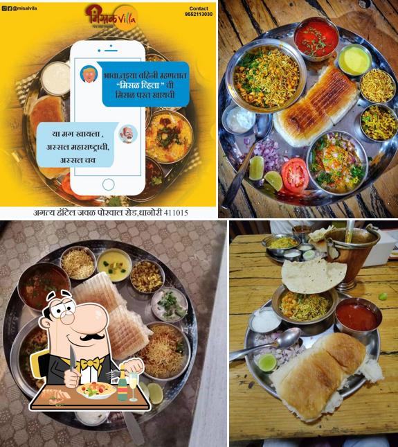 Food at Misal Villa