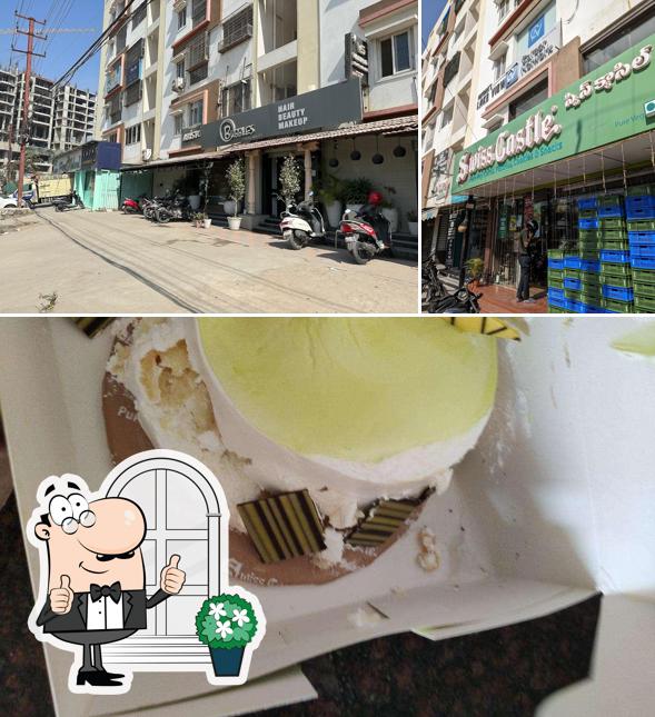 The image of Swiss Castle Bakery, Hitex Road’s exterior and food