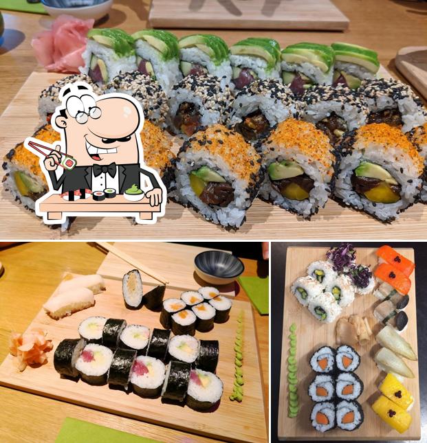 Prova le diverse opzioni di sushi