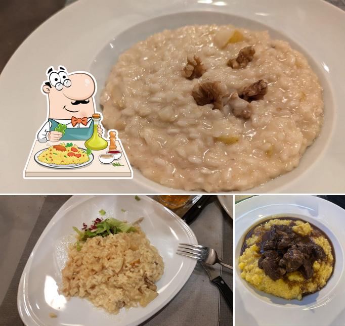 Risotto al Hostaria del Calvino Trattoria Ristorante Aosta