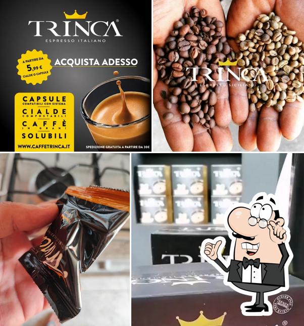 La foto della interni e cibo di Caffè Trinca