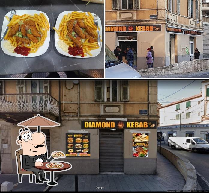 La immagine di esterno e cibo da DIAMOND KEBAB