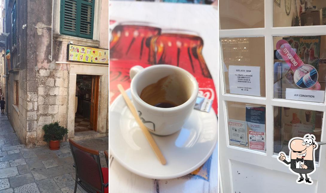 Dai un'occhiata agli interni di Gelato bar