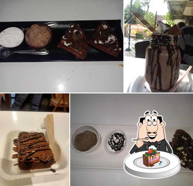 Chocolate cake at SOFTY ICE CREAM CORNER