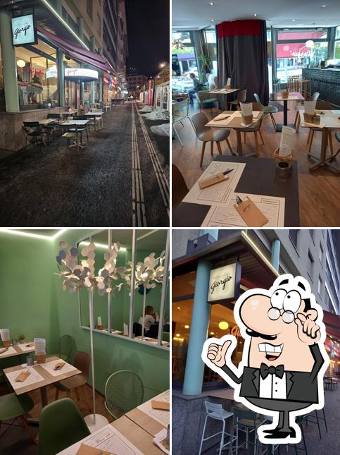 Installez-vous à l'une des tables de Restaurant Giorgio