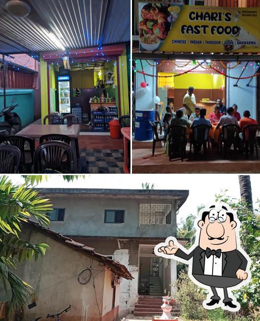The restaurant's interior and exterior