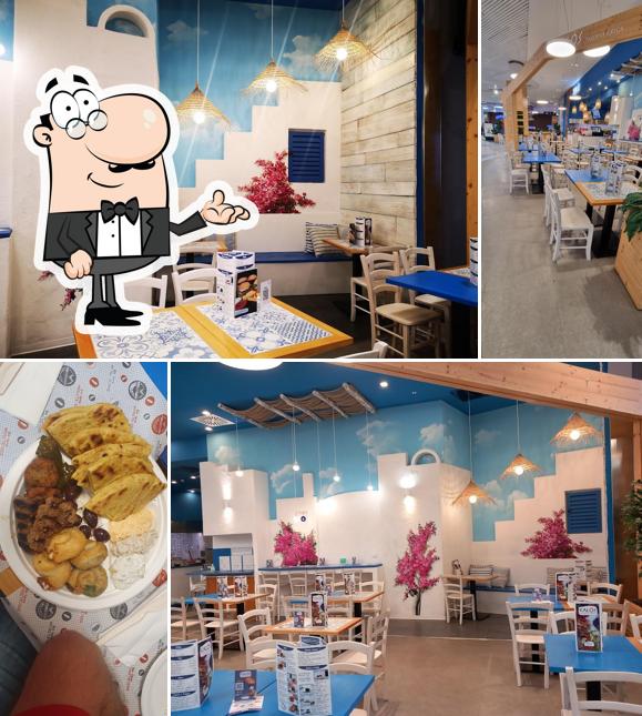 Dai un'occhiata agli interni di Kalòs Taverna Greca