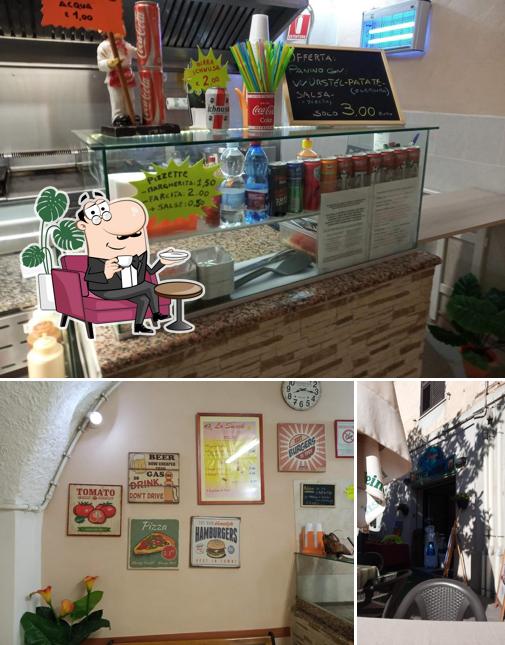 Gli interni di Lo Snack