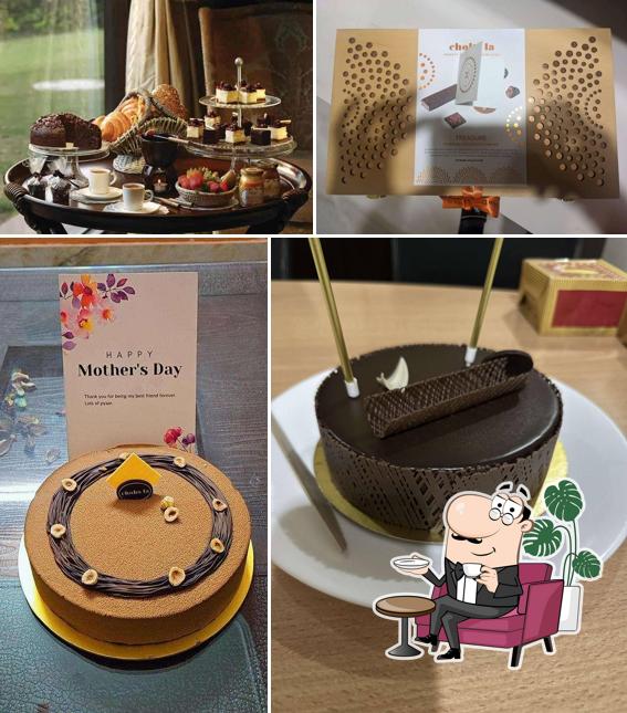 Check out the photo displaying interior and food at Choko La