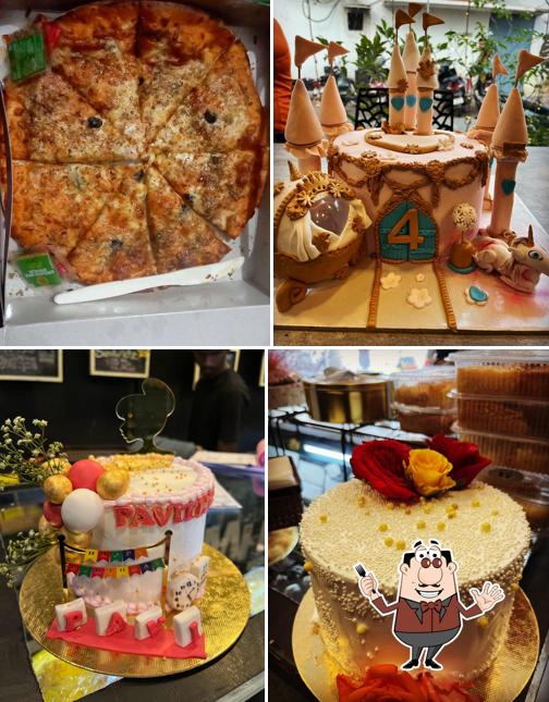 Food at Black Wheel Cakes