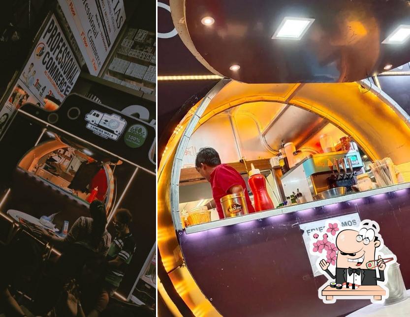 Pick different sushi options