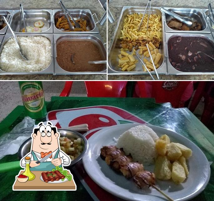 Costelas de porco em Churrascaria jacare
