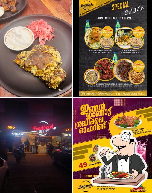 Among different things one can find food and exterior at Foodbowl