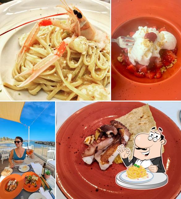 Spaghetti alla carbonara al Libeccio Ristorante Mediterraneo