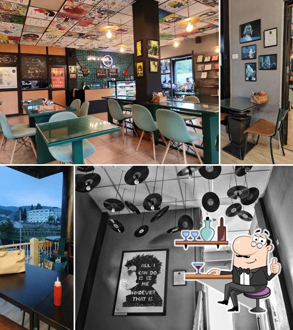 The interior of Dylan's Café