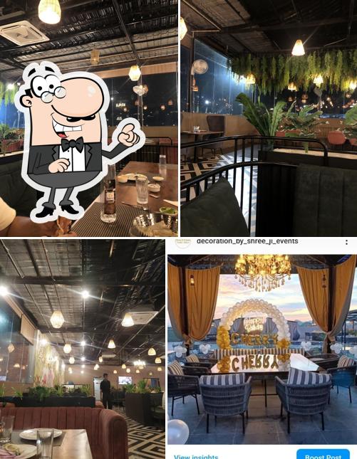 Take a seat at one of the tables at Gateway by Modi's