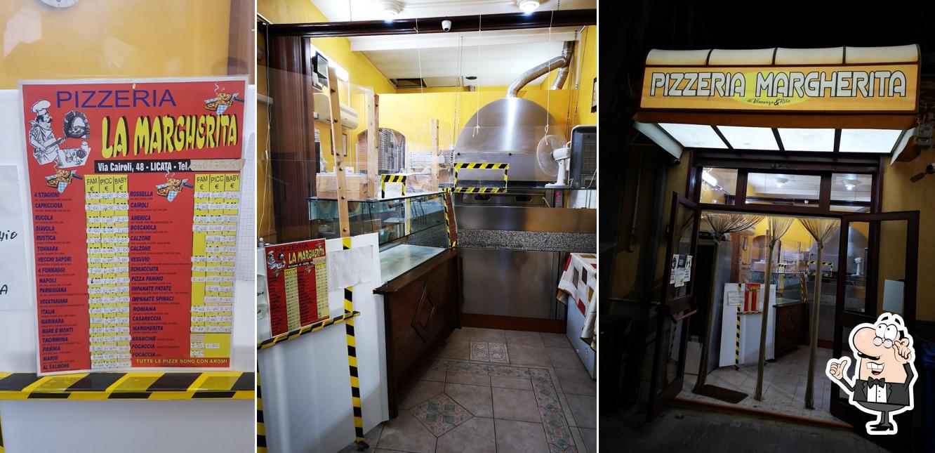 Gli interni di Pizzeria la Margherita